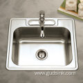 Single Bowl Drop-in Stainless Steel Sink